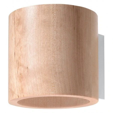 Kinkiety-do-salonu - kinkiet naturalne drewno tuba g9 orbis sl.0490 sollux lighting 