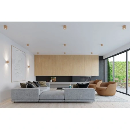 Kinkiety-do-salonu - kinkiet naturalne drewno tuba g9 orbis sl.0490 sollux lighting 