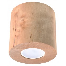 Lampy-sufitowe - plafon naturalne drewno gu10 orbis sl.0492 sollux lighting