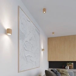 Lampy-sufitowe - plafon naturalne drewno gu10 orbis sl.0492 sollux lighting 