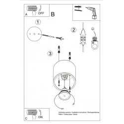 Lampy-sufitowe - plafon naturalne drewno gu10 orbis sl.0492 sollux lighting 