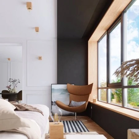 Oswietlenie-sufitowe - prosta oprawa sufitowa naturalne drewno ariz e27 sl.0675 sollux 