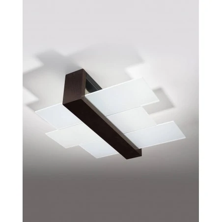 Oswietlenie-sufitowe - plafon wenge 2xe27 feniks sl.0074 sollux lighting 