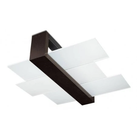 Oswietlenie-sufitowe - plafon wenge 2xe27 feniks sl.0074 sollux lighting 