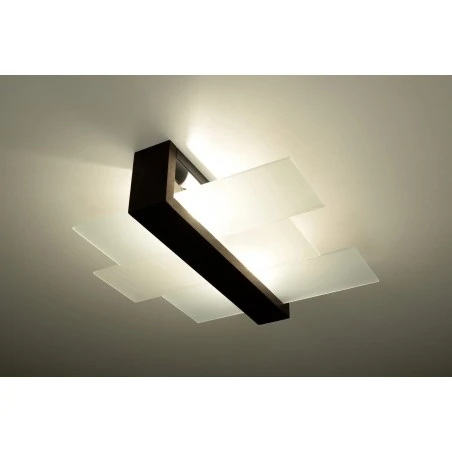 Oswietlenie-sufitowe - plafon wenge 2xe27 feniks sl.0074 sollux lighting 