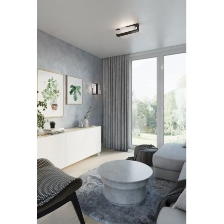 Oswietlenie-sufitowe - plafon wenge 2xe27 feniks sl.0074 sollux lighting 