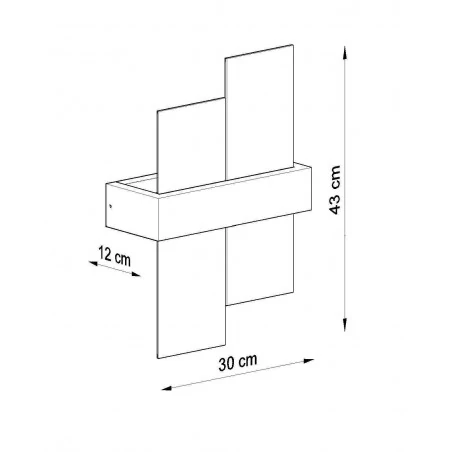 Kinkiety - kinkiet feniks wenge sl.0075 sollux lighting 