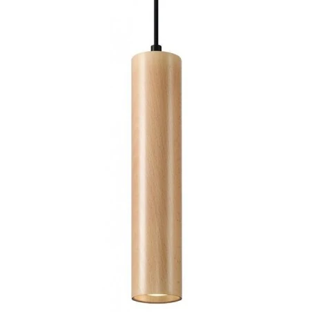 Oswietlenie-sufitowe - drewniana lampa wisząca lino sl.0636 sollux lighting 