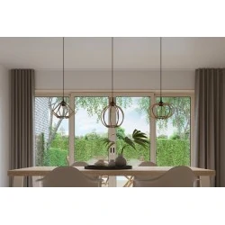 Oswietlenie-sufitowe - wisząca lampa z naturalnego drewna arancia sl.0391 sollux lighting 
