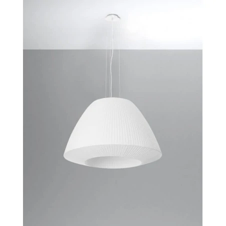 Oswietlenie-sufitowe - biały żyrandol 3xe27 bella 60 sl.0733 sollux lighting 