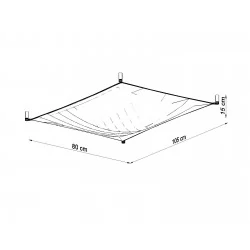 Plafony - sl.0737 duży plafon luna 1 tkanina biały 2x9w g13 sollux 