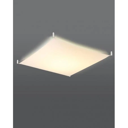 Plafony - sl.0738 plafon luna 2 biały z tkaniną  4x9w g13 3000k sollux 