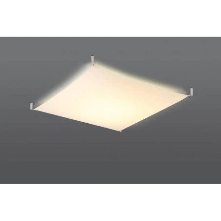 Plafony - sl.0738 plafon luna 2 biały z tkaniną  4x9w g13 3000k sollux 