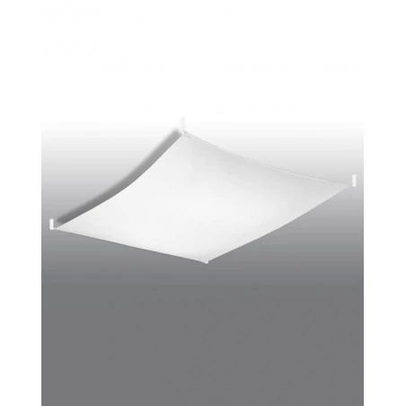 Plafony - sl.0739 plafon luna 3 biały z tkaniną 6x9w g13 3000k sollux 