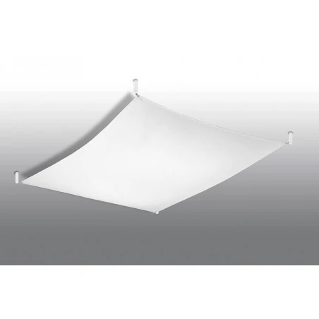 Plafony - sl.0739 plafon luna 3 biały z tkaniną 6x9w g13 3000k sollux 