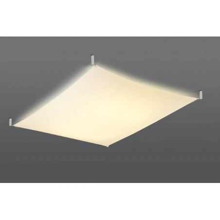 Plafony - sl.0739 plafon luna 3 biały z tkaniną 6x9w g13 3000k sollux 
