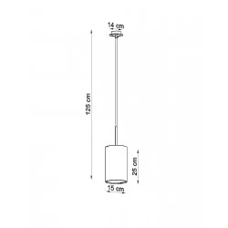 Lampy-sufitowe - czarny żyrandol otto 15 sl.0742 sollux lighting 