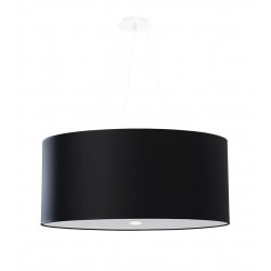 Lampy-sufitowe - czarny żyrandol otto 60 sl.0788 sollux lighting
