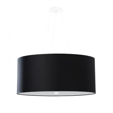 Lampy-sufitowe - czarny żyrandol otto 60 sl.0788 sollux lighting 