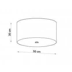 Oswietlenie-sufitowe - czarny plafon otto 50 sl.0746 sollux lighting 