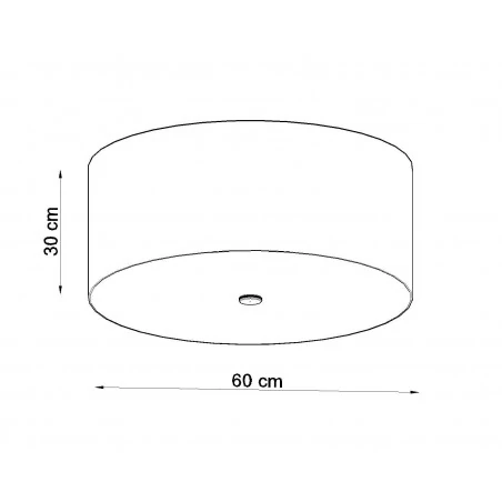 Oswietlenie-sufitowe - biały plafon otto 60 sl.0791 sollux lighting 
