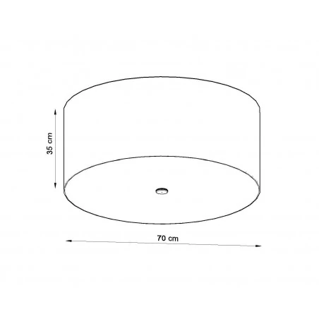 Oswietlenie-sufitowe - czarny plafon otto 70 sl.0794 sollux lighting 