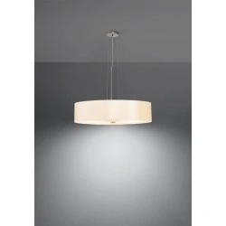 Oswietlenie-sufitowe - biały żyrandol 5xe27 skala 50 sl.0757 sollux lighting 