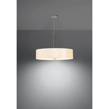 Oswietlenie-sufitowe - biały żyrandol 5xe27 skala 50 sl.0757 sollux lighting 
