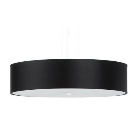 Oswietlenie-sufitowe - czarny żyrandol 5xe27 skala 50 sl.0758 sollux lighting 