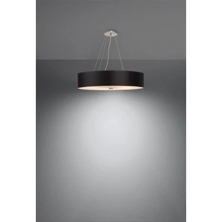 Oswietlenie-sufitowe - czarny żyrandol 5xe27 skala 60 sl.0800 sollux lighting 