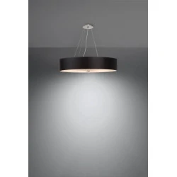 Oswietlenie-sufitowe - czarny żyrandol 6xe27 skala 70 sl.0802 sollux lighting 