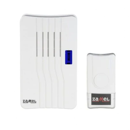Dzwonki-do-drzwi-bezprzewodowe - bezprzewodowy dzwonek na baterie 150m st-905 zamel 