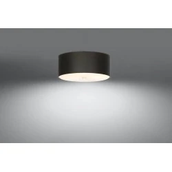 Oswietlenie-sufitowe - czarny plafon 3xe27 skala 30 sl.0760 sollux lighting 