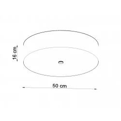 Oswietlenie-sufitowe - biały plafon 5xe27 skala 50 sl.0761 sollux lighting 