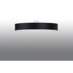 Oswietlenie-sufitowe - czarny plafon 6xe27 skala 100 sl.0818 sollux lighting 