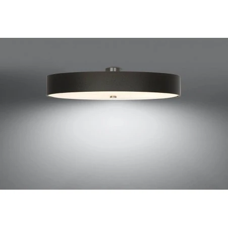 Oswietlenie-sufitowe - czarny plafon 6xe27 skala 100 sl.0818 sollux lighting 