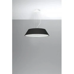 Oswietlenie-sufitowe - czarny żyrandol 5xe27 vega 60 sl.0766 sollux lighting 