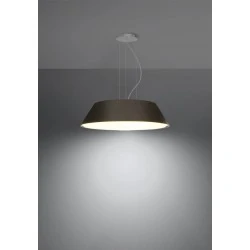 Oswietlenie-sufitowe - czarny żyrandol 5xe27 vega 60 sl.0766 sollux lighting 