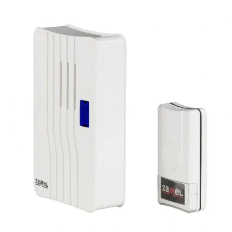 Dzwonki-do-drzwi-bezprzewodowe - bezprzewodowy dzwonek na baterie 150m st-905 zamel 