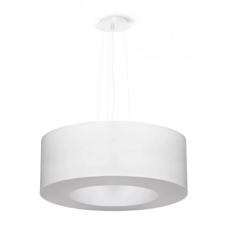 Oswietlenie-sufitowe - biały żyrandol 5xe27 saturno 50 sl.0747 sollux lighting 