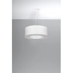 Oswietlenie-sufitowe - biały żyrandol 5xe27 saturno 50 sl.0747 sollux lighting 