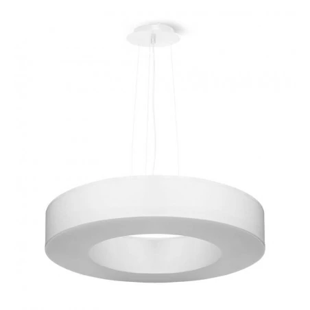 Oswietlenie-sufitowe - biały żyrandol 5xe27 saturno slim 50 sl.0749 sollux lighting 