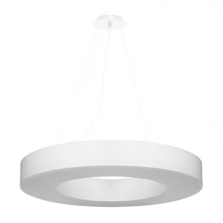 Lampy-sufitowe - sl.0753 żyrandol saturno slim 70 biały 6xe27 sollux 