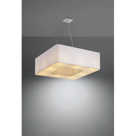 Oswietlenie-sufitowe - biały żyrandol 8xe27 urano 60 sl.0783 sollux lighting 