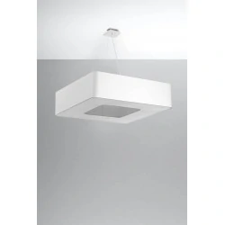 Oswietlenie-sufitowe - biały żyrandol 8xe27 urano 80 sl.0827 sollux lighting 