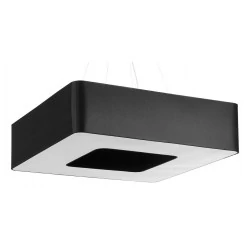 Oswietlenie-sufitowe - czarny żyrandol 8xe27 urano 80 sl.0828 sollux lighting 