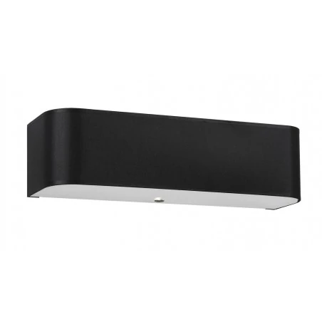 Kinkiety - czarny kinkiet 2xe27 lokko sl.0778 sollux lighting 