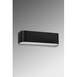 Kinkiety - czarny kinkiet 2xe27 lokko sl.0778 sollux lighting 