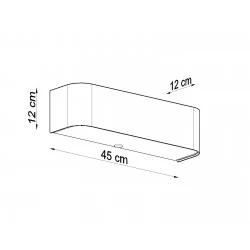 Kinkiety - czarny kinkiet 2xe27 lokko sl.0778 sollux lighting 