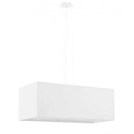 Oswietlenie-sufitowe - biały żyrandol 3xe27 santa bis 80 sl.0779 sollux lighting 